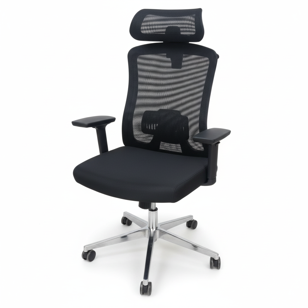 Ergonomic Mesh High Back Office Chair with Headrest UAE | Premium Executive Chair Dubai | IH 2558