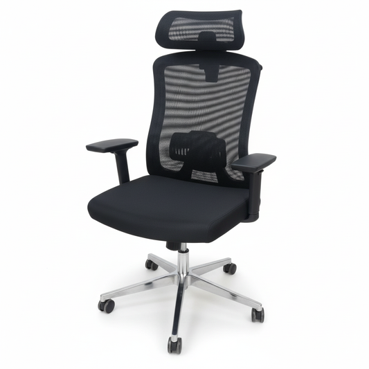Ergonomic Mesh High Back Office Chair with Headrest UAE | Premium Executive Chair Dubai | IH 2558