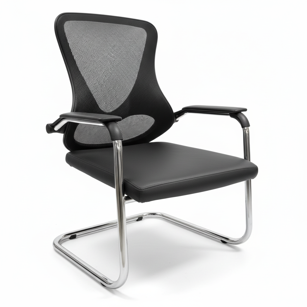 Visitor Chair Black IH 1040 BLK - Premium Office Seating UAE