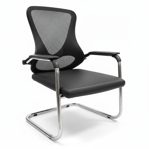 Visitor Chair Black IH 1040 BLK - Premium Office Seating UAE