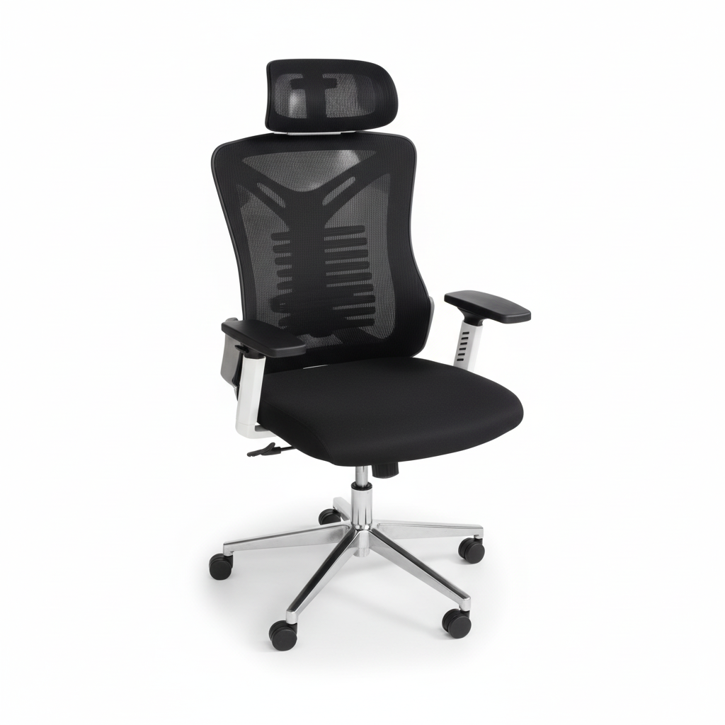 Ergonomic Mesh Office Chair with Headrest - High Back Executive Chair UAE | IH 6037