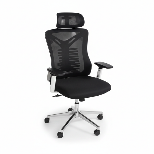 Ergonomic Mesh Office Chair with Headrest - High Back Executive Chair UAE | IH 6037