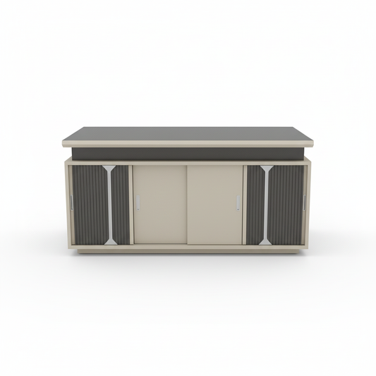 Office Desk 1.4m Purple Gold & Light Khaki UAE | 140x70x75cm Premium Workstation | IH 6214