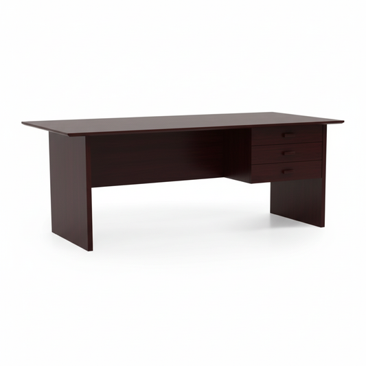 Office Desk Oak 117x57x72 cm | Premium Wooden Desk UAE | INFINI HOMES