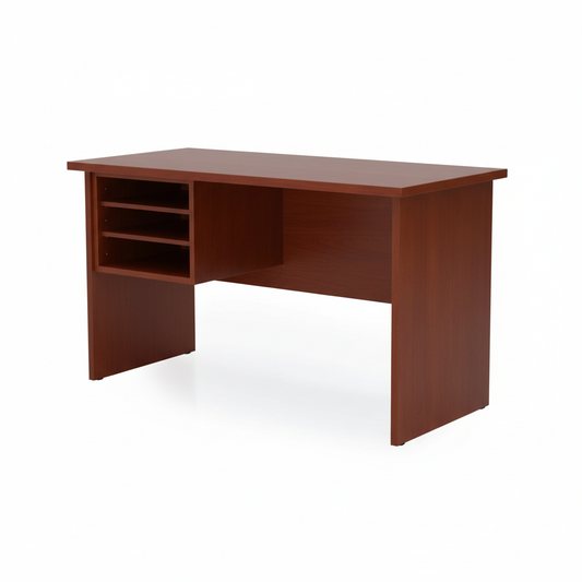 Side Desk Cherry Wood | Premium Office Furniture UAE | INFINI HOMES