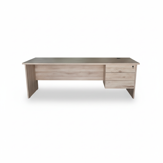 Office Desk Ash Wood 160x74x75 cm | Premium Desks UAE