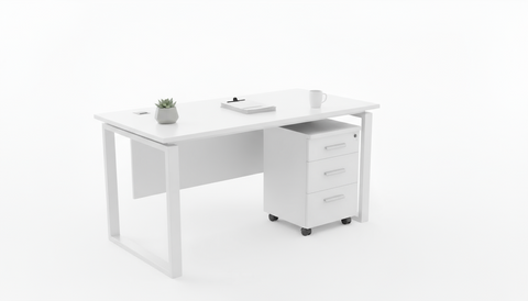 Office Desk with Pedestal Drawer 140x70cm - Premium Workstation UAE