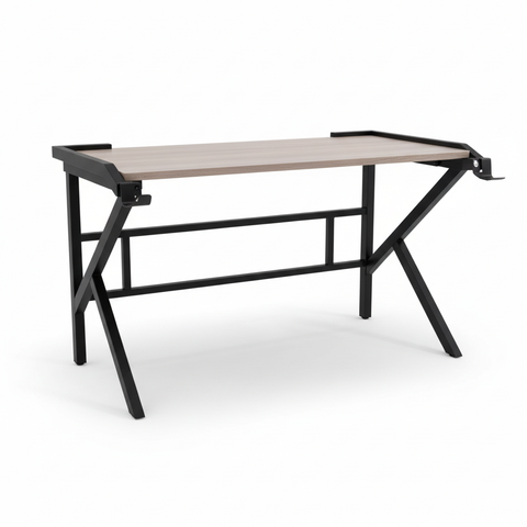 Gaming Table with LED Light Black 120x60x75cm | UAE-Wide Delivery