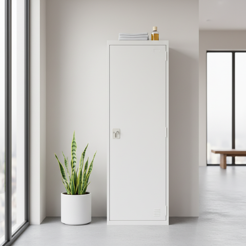 Metal One Door Locker IH CC8T | Grey Storage Cabinet UAE