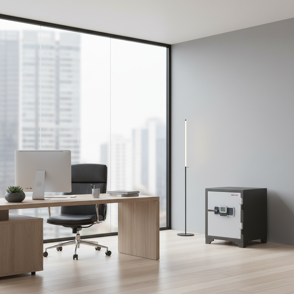 SAFIRE FR 445 Fire Resistant Safe in Corporate Office Setting – Digital Lock Safe Dubai UAE | INFINI HOMES