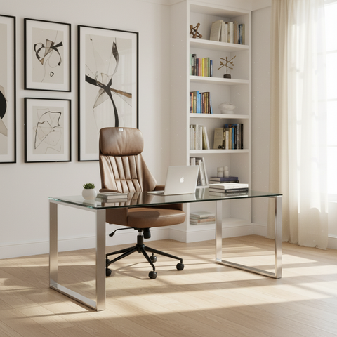 Brown Executive Office Chair IH 9521 | Premium Ergonomic Office Seating Dubai UAE