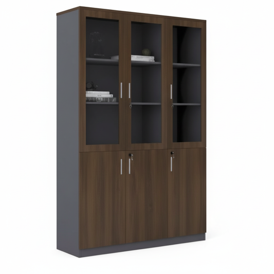 INFINI HOMES Glass Door Cabinet 200x120x40cm