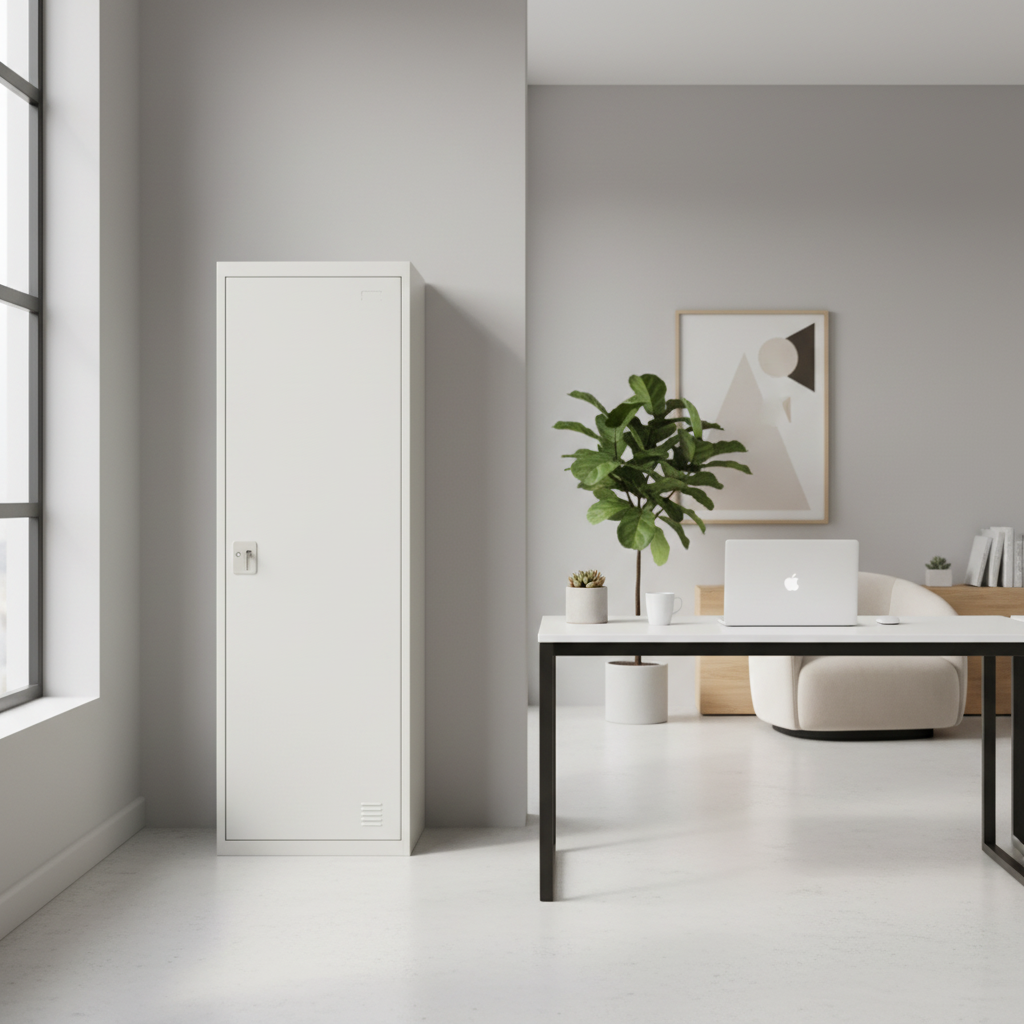 Metal One Door Locker IH CC8T | Grey Storage Cabinet UAE