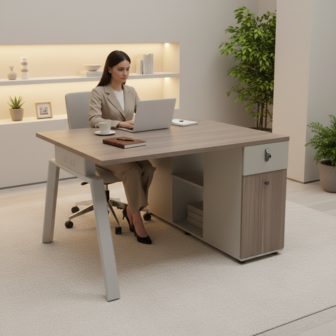 Two Person Work Station IH 2170 | Dual Office Desk UAE