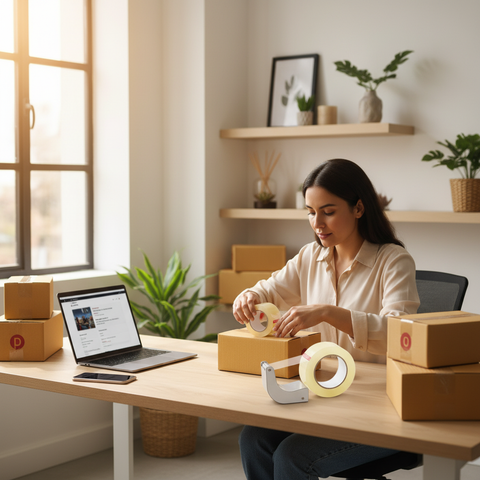 Adhesive Tape 100 Yard - Clear Packing Tape | Infini Homes UAE