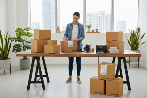 Heavy-Duty Cardboard Shipping Boxes UAE - 5-Ply Corrugated Storage Cartons 30kg Capacity - Dubai Abu Dhabi Delivery