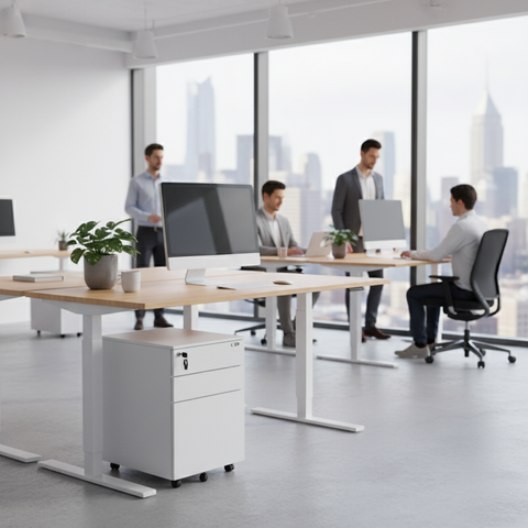 GO Mobile Pedestal AMC40LY | Lockable Office Storage Cabinet UAE