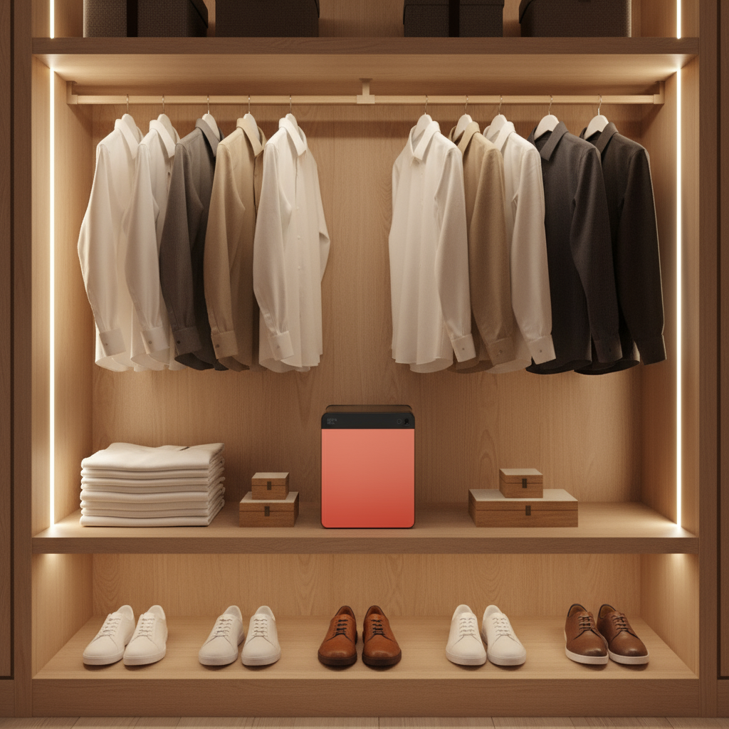 METACEL Fire Resistant Safe MC-040C1 RED - Digital Lock Fingerprint Sensor UAE | Dubai Abu Dhabi Sharjah