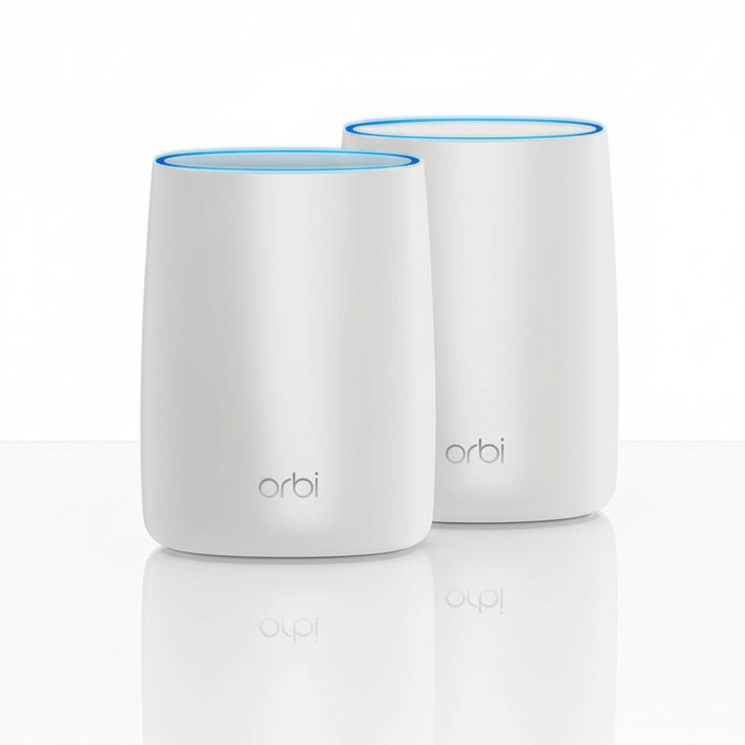 Netgear Orbi RBK50 Tri-Band Mesh WiFi System 3Gbps Router + Satellite UAE