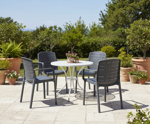 Outdoor patio furniture 4 Cedargrain armchairs UAE home garden Dubai Abu Dhabi Sharjah