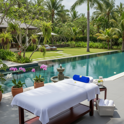 Royal Blue Bath Sheet UAE - Extra Large 90x180cm Cotton Dubai Abu Dhabi Luxury