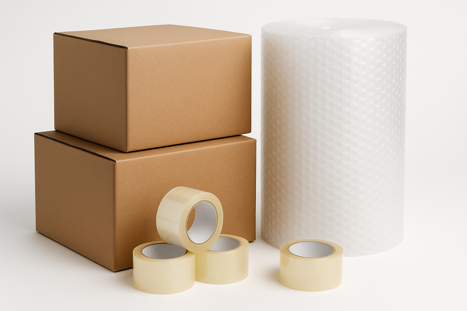 Premium BOPP Packing Tape Dubai UAE - Bulk Moving Shipping Storage Supplies Combo Pack