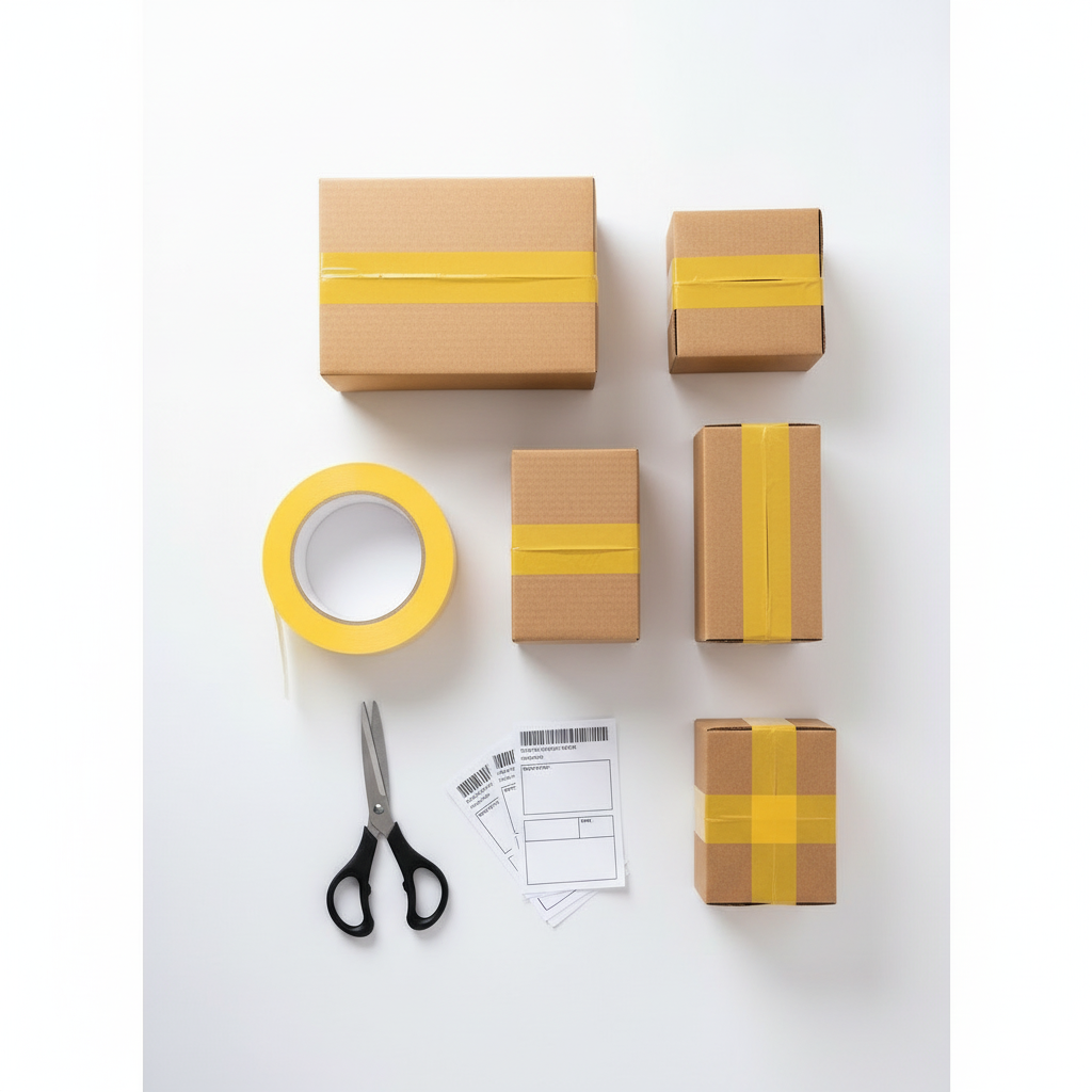 Tape 1 inch 50 Yards - INFINI HOMES Premium Packaging