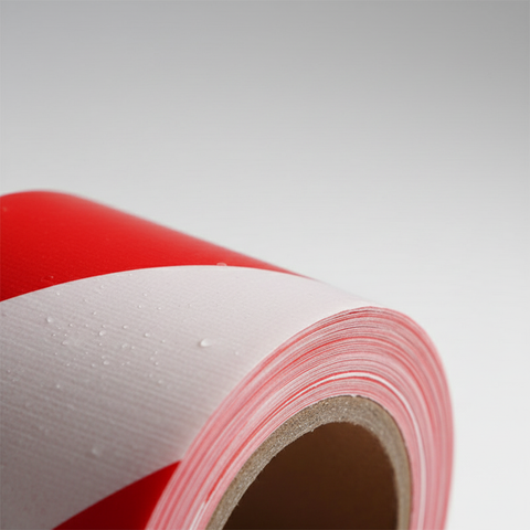 Red PE Warning Tape - Safety Barrier Tape for Construction Sites UAE | 100m Roll