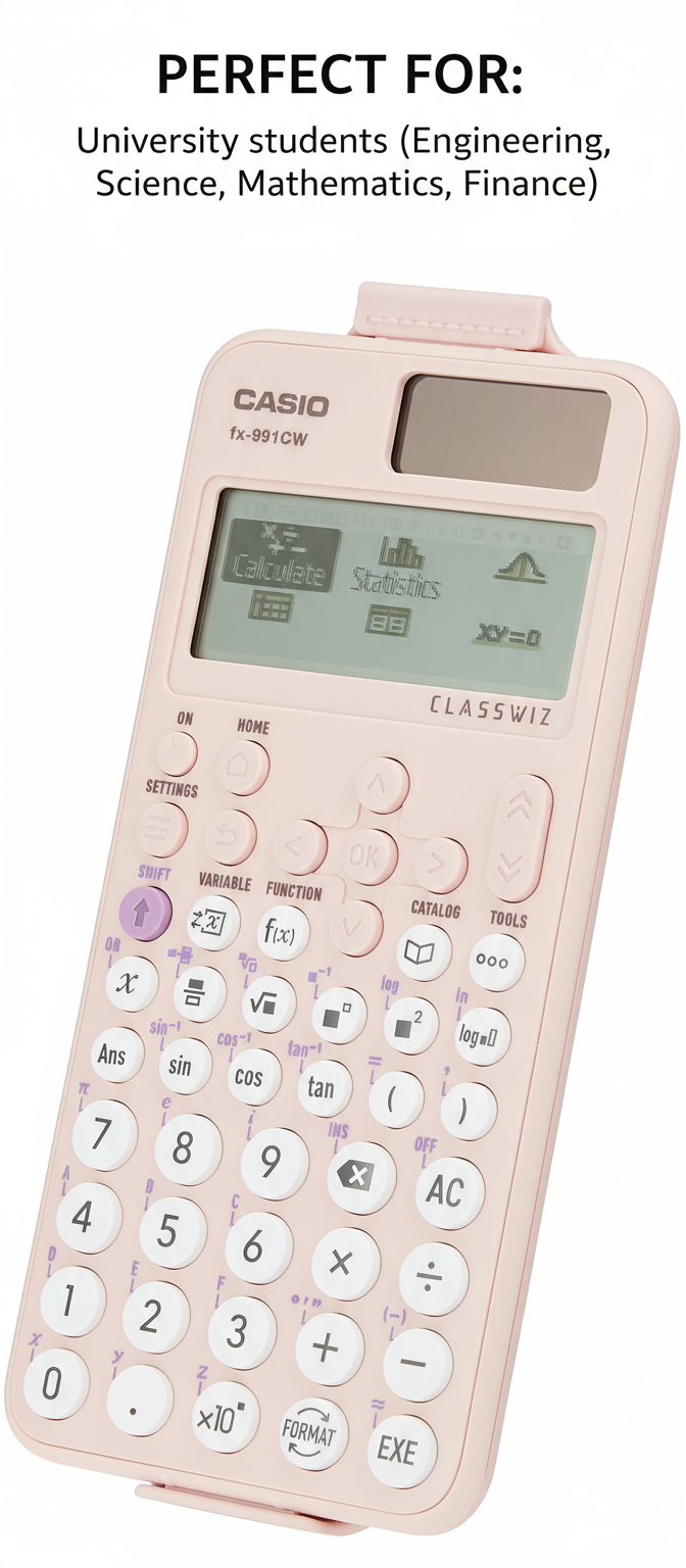 Casio ClassWiz FX-991CW Scientific Calculator | UAE Students & Engineers | QR Code Display