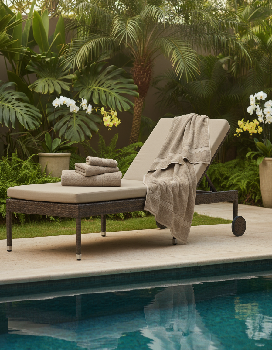 Premium Dark Beige Bath Towel Set UAE | 16 Piece Family Pack Cotton Dubai