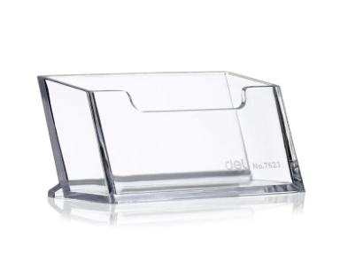 Premium Clear Acrylic Business Card Holder - UAE Wide Delivery