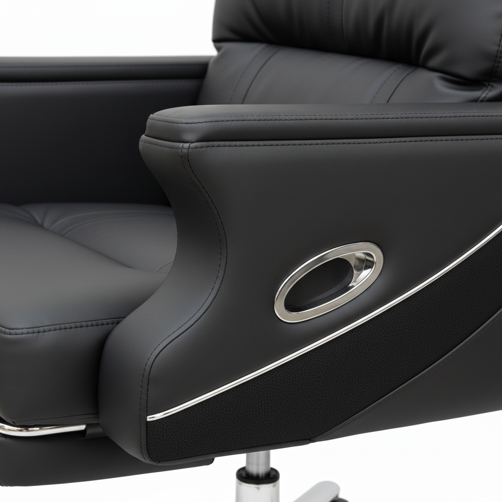 Premium Office Chair Black - Ergonomic Desk Chair UAE | IH A012 BLK