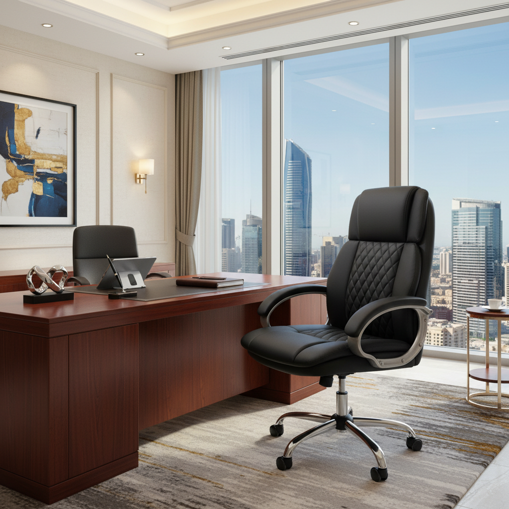 Office Chair Black IH 548 BLK | Premium Ergonomic Seating UAE