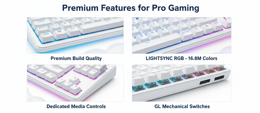 Logitech G915 Wireless Mechanical Gaming Keyboard - LIGHTSYNC RGB, Low Profile GL Switches