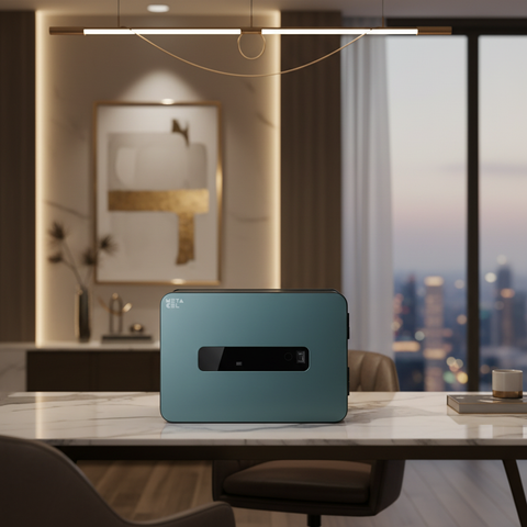 METACEL Fire Resistant Safe MC-020PR Green - Digital Lock & Fingerprint - UAE Delivery