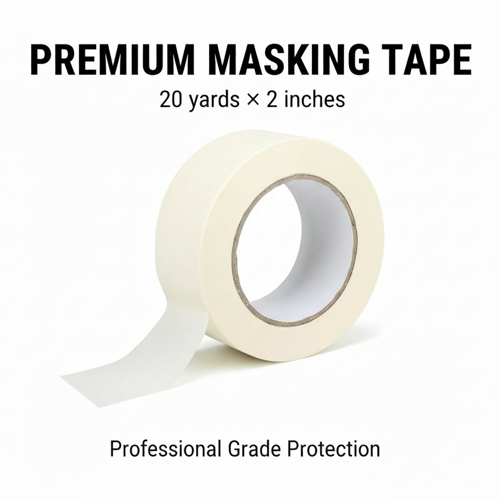 Masking Tape 20 yd x 2 inches - Infini Homes Premium Quality