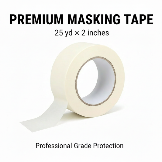 Masking Tape 25 yd x 2 inches - Premium Quality by Infini Homes