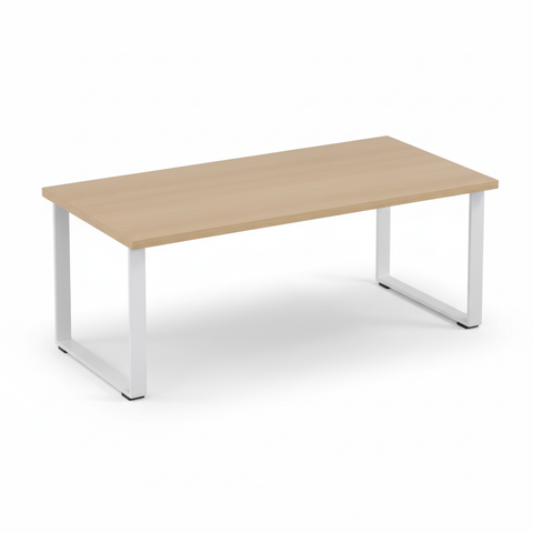 Coffee Table 120x60cm Oak & White - Modern Living Room Furniture UAE | Fast Delivery Dubai