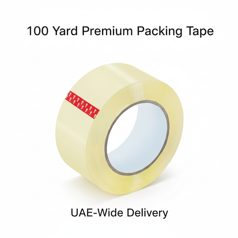 Adhesive Tape 100 Yard - Clear Packing Tape | Infini Homes UAE