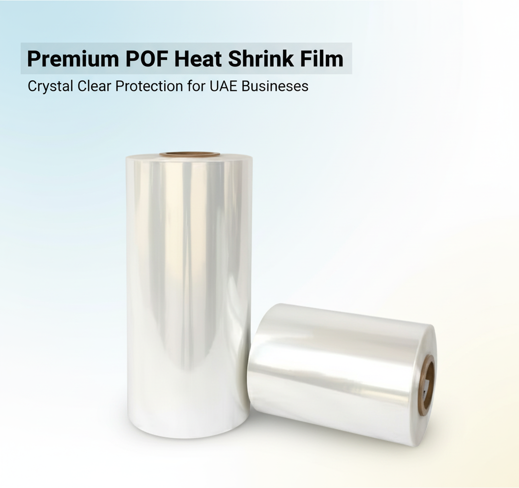 POF Heat Shrink Film Roll UAE | Transparent Packaging Film Dubai | Protective Sealing Film Abu Dhabi