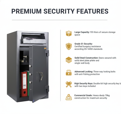 Valberg ASD-32 KL Night Safe - Large Grade S1 Security Safe Dubai UAE