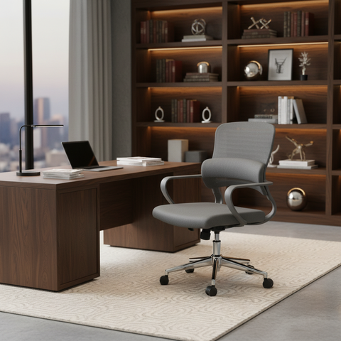 Office Chair Black IH 4008 GRY | Premium Ergonomic Seating UAE