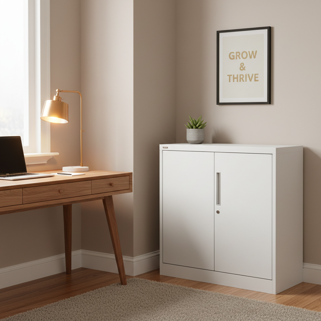 GO Half Height Cabinet | Model GO-HMBC (FYD-W003) | White Storage Solution UAE