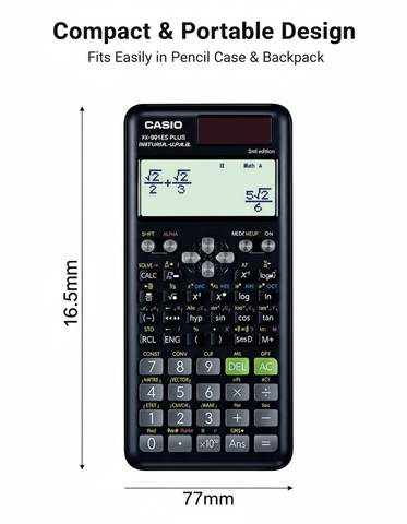 Casio FX-991ES PLUS Scientific Calculator - 417 Functions | Solar Powered | UAE