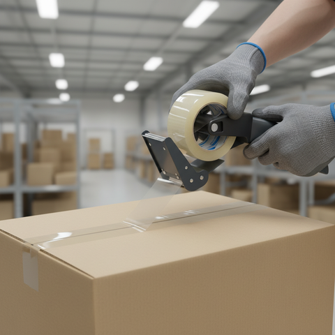 Clear Tape 100 Yards - Premium Packaging Tape by INFINI HOMES