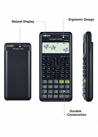 Casio FX-82ES Plus 2nd Edition Scientific Calculator with 252 Functions
