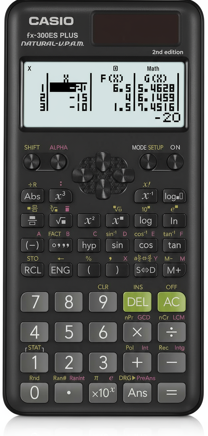Casio FX-300ES PLUS Scientific Calculator - UAE School & University Approved