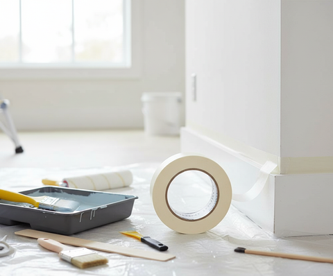 Masking Tape 25 yd x 2 inches - Premium Quality by Infini Homes