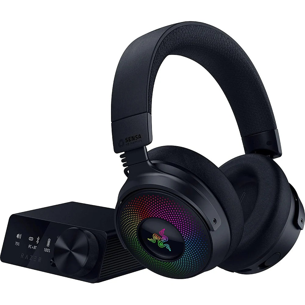 Razer Kraken V4 Pro Wireless Gaming Headset UAE | OLED Hub & HD Haptics | Dubai, Abu Dhabi, Sharjah Delivery