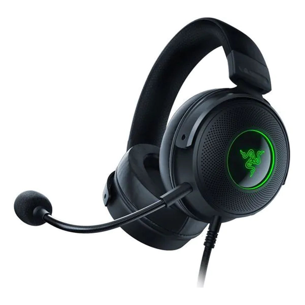 Razer Kraken V3 USB Gaming Headset Black– Chroma RGB, THX Audio, Noise Cancelling, Detachable HyperClear Mic for PC, PlayStation, Nintendo Switch